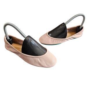 Tieks by Gavrieli Ballet Flats Foldabale Leather Shoes ballerina baby pink sz 6